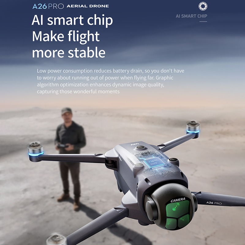 A26 Pro GPS Drone with 4.5-inc - đánh giá và giá Drone Mapping