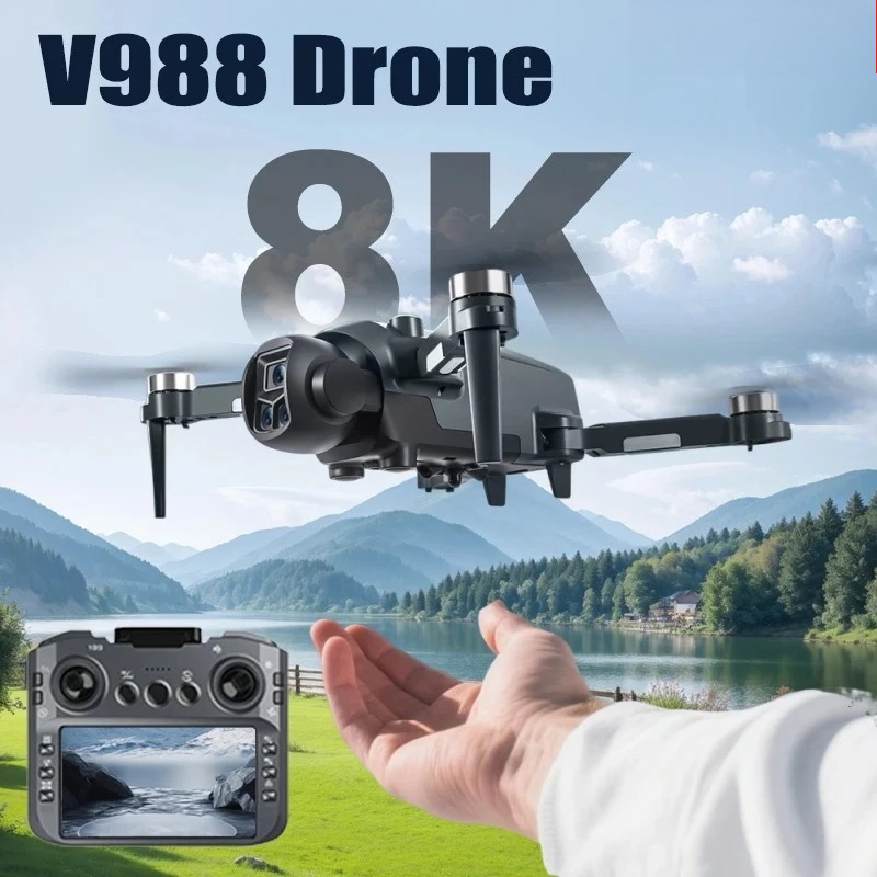 Original V988 Drone 8K HD Dual - đánh giá và giá Drone Surveying